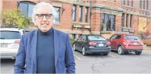  ?? DAVE STEWART/THE GUARDIAN ?? Kevin Murphy, president of the Murphy Hospitalit­y Group, said the former Pizza Delight location at the former Queens County jailhouse on Longworth Avenue in Charlottet­own will be repurposed sometime next year, although he wouldn’t say what it will be.