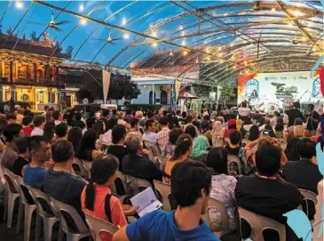  ?? — Handout ?? On-site programmin­g, book launches and talk series are expected to make a return at the George Town Literary Festival in November.