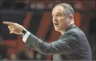  ?? Holly Hart / Associated Press ?? Coach Steve Pikiell and the Rutgers men’s basketball team are ranked for the first time in 41 years.