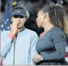  ?? FOTO: AP ?? Osaka y Serena, en el US Open