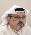  ??  ?? Saudi writer Jamal Khashoggi