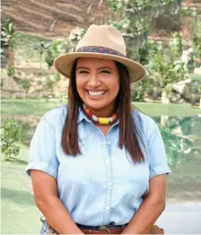  ?? ?? CHEER LEADER: Cristela Alonzo hosts ‘Legends of the Hidden Temple,’ premiering today on The CW.