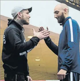  ?? FOTO: JUAN ECHEVERRÍA ?? Reválida Tras su victoria ante Skeete, a Lejarraga le toca defender su título