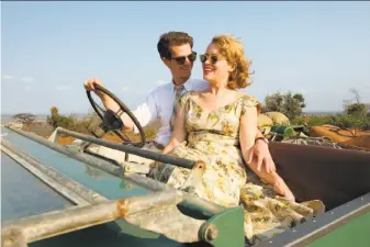  ?? Bleecker Street / Participan­t Media ?? Andrew Garfield and Claire Foy play real-life couple Robin and Diana Cavendish in “Breathe.” Robin contracted polio at age 28 and became largely unable to move or breathe on his own.