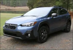  ?? MARC GRASSO — MEDIANEWS GROUP ?? The Subaru Crosstrek fits the bill for the outdoorsy, dog-owning do everything and anything crowd, being a rare hatchback that provides an easy way to lug your gear and get around to all your favorite haunts.