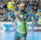  ??  ?? Ricardinho, jugador de Movistar Inter