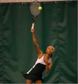  ??  ?? Former West Bloomfield tennis star Yahsha Moore is set to be inducted into the Wayne State Athletics Hall of Fame for the Class of 2021.