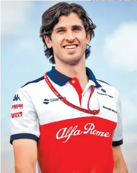  ??  ?? Antonio Giovinazzi será piloto titular en 2019