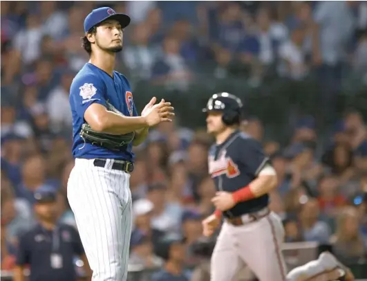  ?? PAUL BEATY/AP ?? It’s no secret that Darvish has struggled to make his mark with the Cubs, but a strong September last season provides reason for optimism.