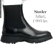  ??  ?? Skørt
Støvler Arket, 1 995 kr.