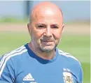  ??  ?? Jorge Sampaoli: Planning changes after Croatia defeat.