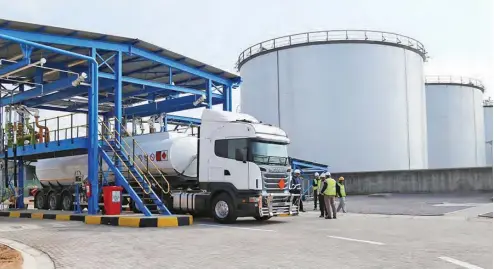  ?? ?? DELIVERED: 65 million litres already delivered thus far to Debswana