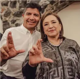  ?? ESPECIAL ?? Rivera Pérez se comprometi­ó a trabajar para obtener la victoria en las votaciones del próximo 2 de junio.