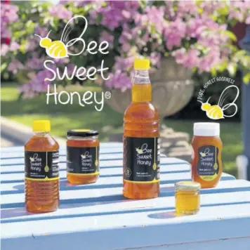  ??  ?? Raw honey produced by Bee Sweet Honey JA