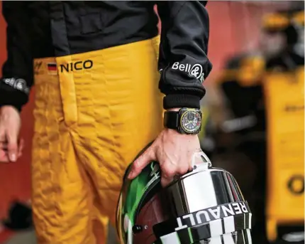  ??  ?? Bell & Ross’ partnershi­p with Renault Formula One continues with the 2017 RS17 watch collection. — Photos: Bell & Ross