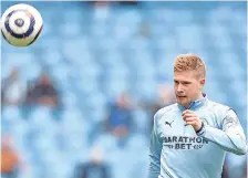  ?? PETER POWELL/AFP ?? MANCHESTER City’s Kevin De Bruyne. |