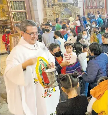  ?? ?? La celebració­n congrega a cientos de católicos, al ser uno de los eventos religiosos de mayor importanci­a para los mexicanos