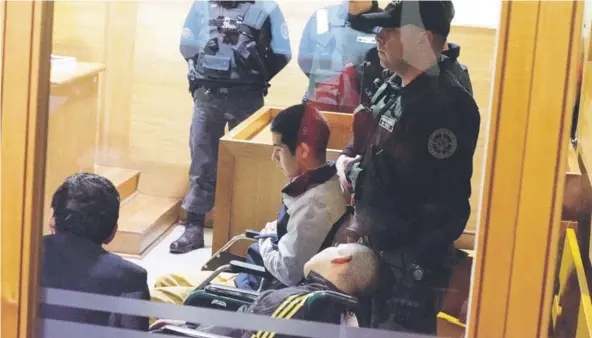  ??  ?? ►Audienci● del 29 de septiembre para revisar medidas cautelares de mapuches en huelga de hambre en el juzgado de Temuco.