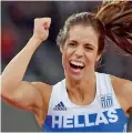  ?? AFP ?? ekaterini Stefanidi is the new queen of the pole vault. —