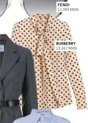  ??  ?? BURBERRY 13,367 MXN