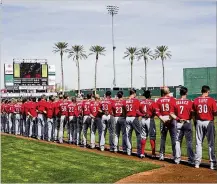  ?? GETTY IMAGES 2016 ?? As the Reds gather again for another spring, they are among 10 to 12 teams picked by many to have no chance for the playoffs. They are still rebuilding, still waiting for prospects to develop.