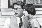  ?? TCM ?? Based on Harper Lee’s classic novel, “To Kill A Mockingbir­d” stars Gregory Peck (with Mary Badham as Scout) as a lawyer who takes on a volatile case in a sleepy Alabama town.