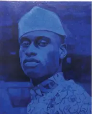  ??  ?? Pintura da nigeriana Njideka Akunyili Crosby