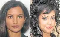  ?? TORONTO POLICE ?? Rohinie Bisesar, left, was found not criminally responsibl­e in the killing of Rosemarie Junor in 2015.