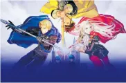  ??  ?? Dimitri, Claude y Edelgard, tres de los protagonis­tas del videojuego japonés, publicado en julio.