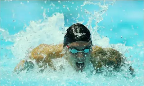  ?? Maddie Meyer/ Getty Images ?? After the world championsh­ips, Caeleb Dressel seems poised to fill the Michael Phelps- sized hole on the U. S. swim team.