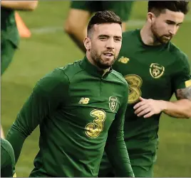  ??  ?? Shane Duffy is on internatio­nal duty with the Republic of Ireland