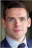  ??  ?? Tory critic: Douglas Ross