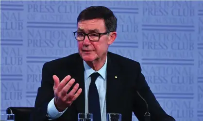  ?? Photograph: Mick Tsikas/AAP ?? ‘China is our partner, China is not our enemy – let’s get that very straight’: Angus Houston says Australia needs China to aid its post-Covid economic recovery.