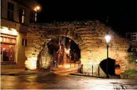  ??  ?? Newport Arch, the north gate to the city, which dates from the 3rd century (right).