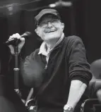  ?? WILL IRELAND ?? singer Phil Collins in the studio rehearsing for “The Last Domino?” tour with Genesis.