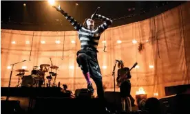  ?? ?? Big issues … Yungblud performs at Cardiff Internatio­nal Arena. Photograph: Mike Lewis/ Redferns