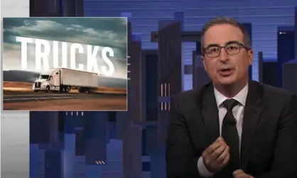  ?? Photograph: YouTube ?? John Oliver: ‘It’s less a problem of driver shortage and more a problem of driver retention.’