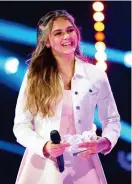  ??  ?? Mirella Roininen från Vanda vann
■ Melodi Grand Prix 2020 med låten ”Landet ingenstans".
FOTO: JAAKKO
VUORENMAA/YLE