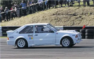  ??  ?? Alister Mcrae returned for the first time in 10 years at the wheel of Ford Escort RS1700T