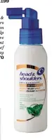  ??  ?? Head &amp; Shoulders African Scalp Care Instant Relief Spray R70