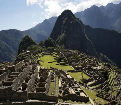  ?? FOTO: RODRIGO ABD ?? Ruinerna av inkastaden Machu Picchu i det peruanska höglandet. Läkekonste­n i inkariket var förvånansv­ärt sofistiker­ad.