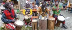  ?? Archivfoto: Bernhard Eber ?? Trommeln dürfen nicht fehlen beim Afrika Festival in Birkenried, das am kommenden Wochenende wieder zahlreiche Besucher anziehen wird.