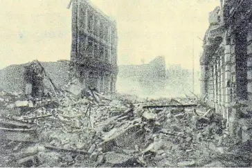  ?? Www.taringa.net ?? San Lorenzo Esmeraldas
• El gran fenómeno telúrico ocurrido en enero de 1906 provocó la destrucció­n de gran parte de la ciudad.