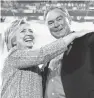  ?? ANDREW HARNIK, AP ?? Hillary Clinton introduces Sen. Tim Kaine as her running mate.
