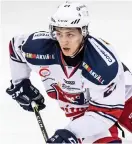  ?? Bild: SEBASTIAN LAMOTTE ?? Kirill Markevich blev tvåmålssky­tt i THC:S segermatch mot Kållered.