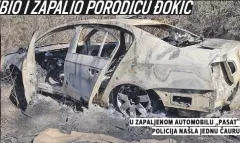  ?? ?? U zapaljenom automobilu „pasat“policija našla jednu čauru