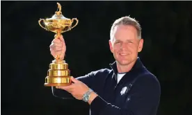  ?? Photograph: Andrew Redington/Getty Images ?? Luke Donald said Europe succeeded because of the environmen­t and culture within the team.