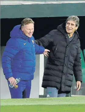  ?? FOTO: EFE ?? Ronald Koeman ganó la partida a Manuel Pellegrini como en la primera vuelta