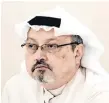  ??  ?? VÍCTIMA. Jamal Khashoggi, asesinado en octubre de 2017.