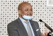  ?? /Freddy Mavunda ?? Heavy worldload: Water & sanitation minister Senzo Mchunu says ‘so many officials’ are under disciplina­ry processes.